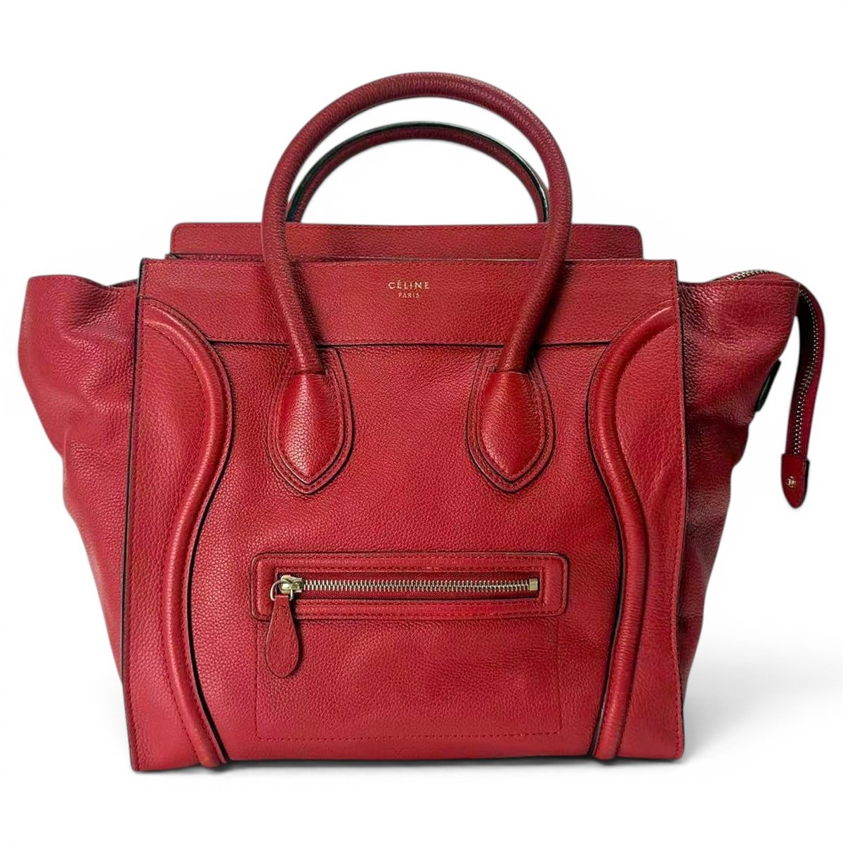 Luggage leather handbag