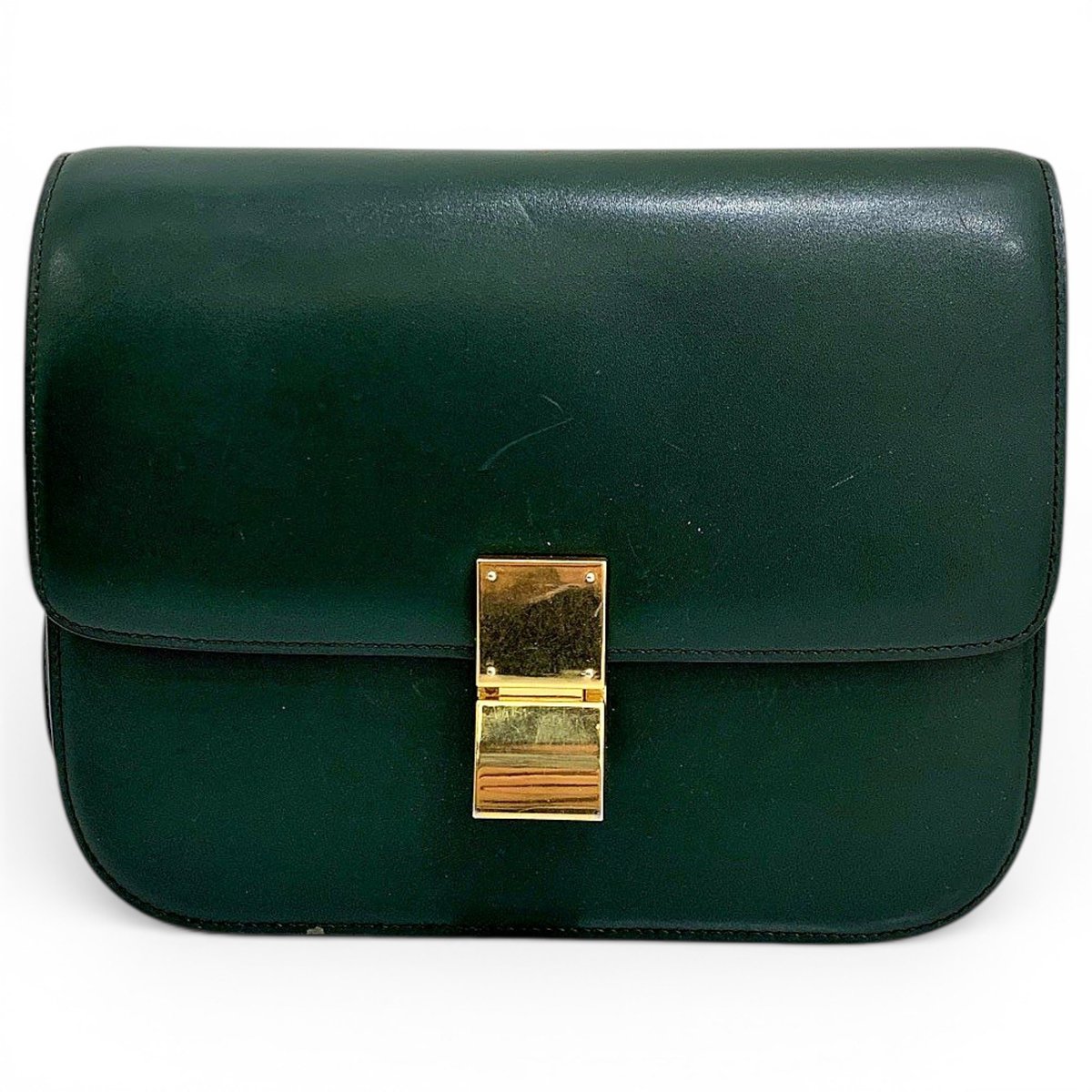 Classic leather handbag