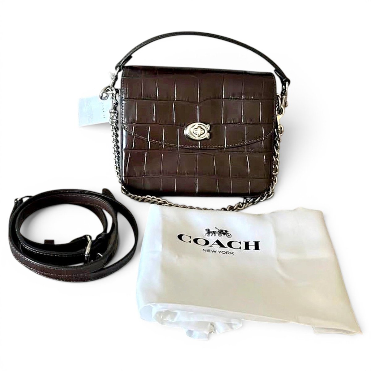 Cassie leather crossbody bag