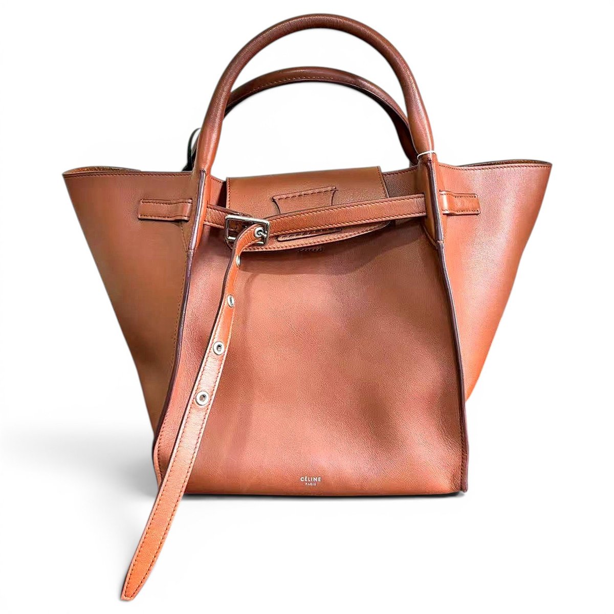 Big Bag leather handbag