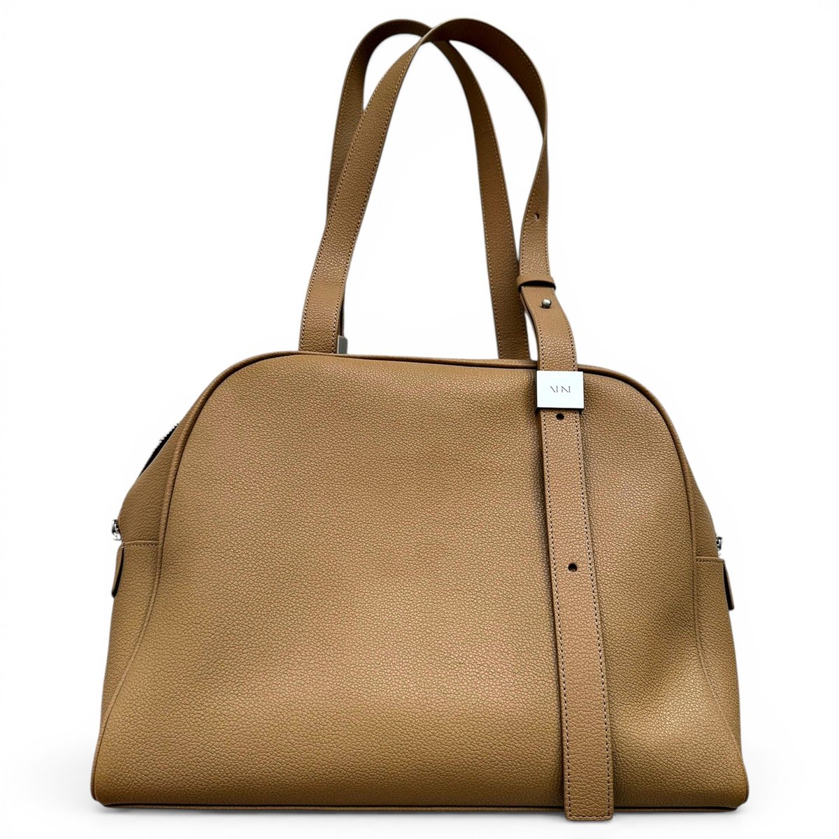 Leather bowling bag