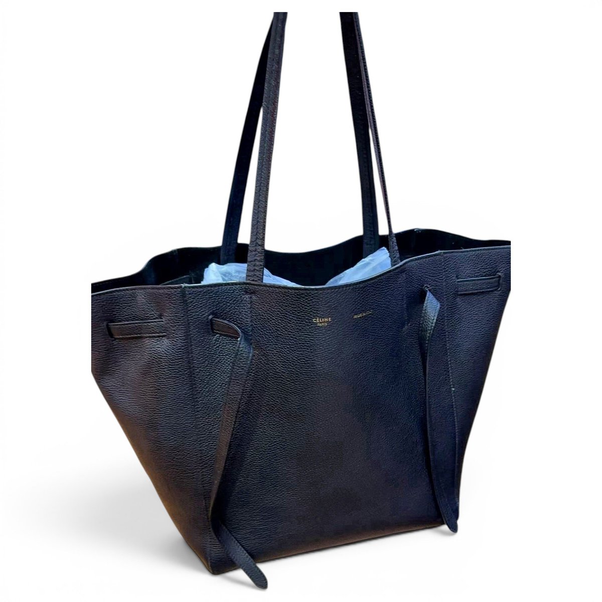 Phantom leather handbag