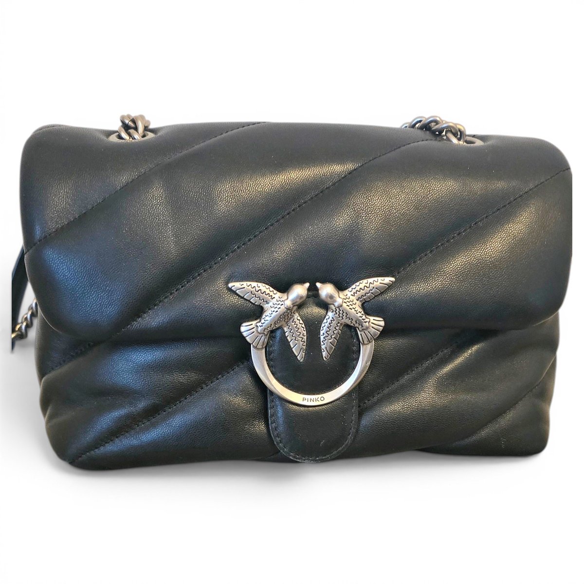 Love Bag leather clutch bag