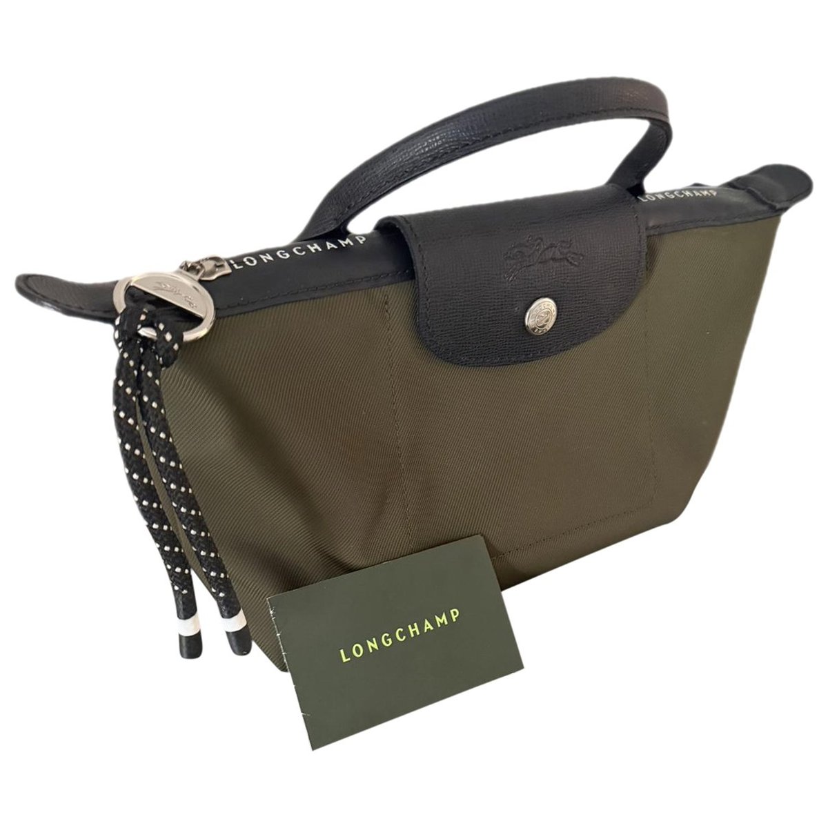 Heritage vegan leather handbag