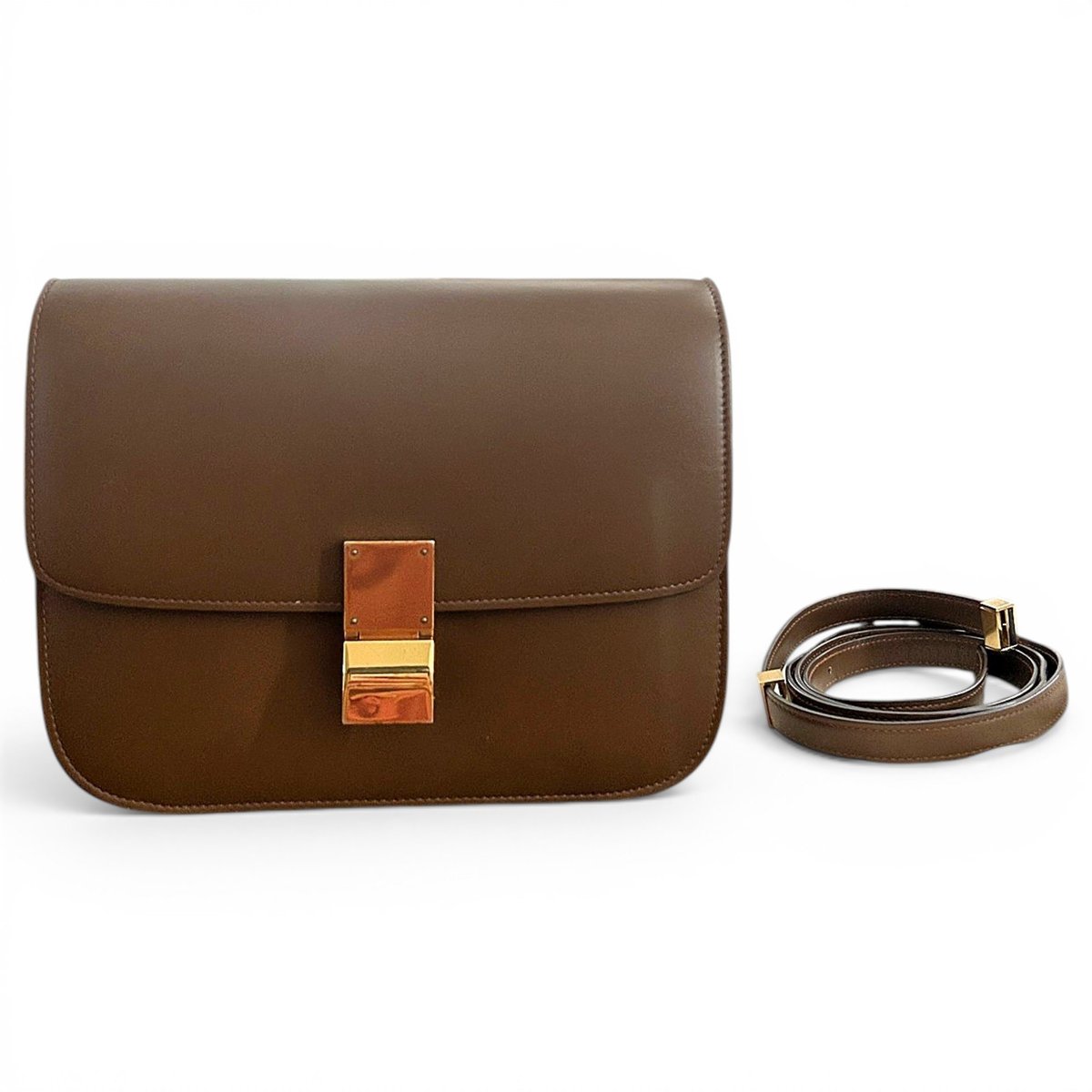 Classic leather handbag