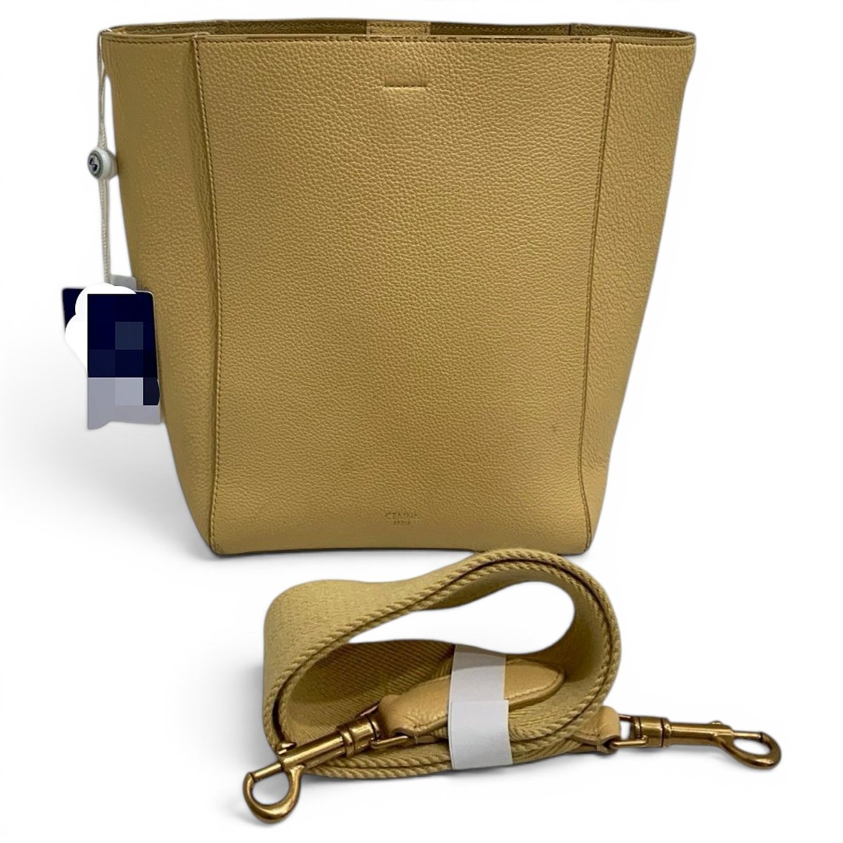 Seau Sangle leather handbag