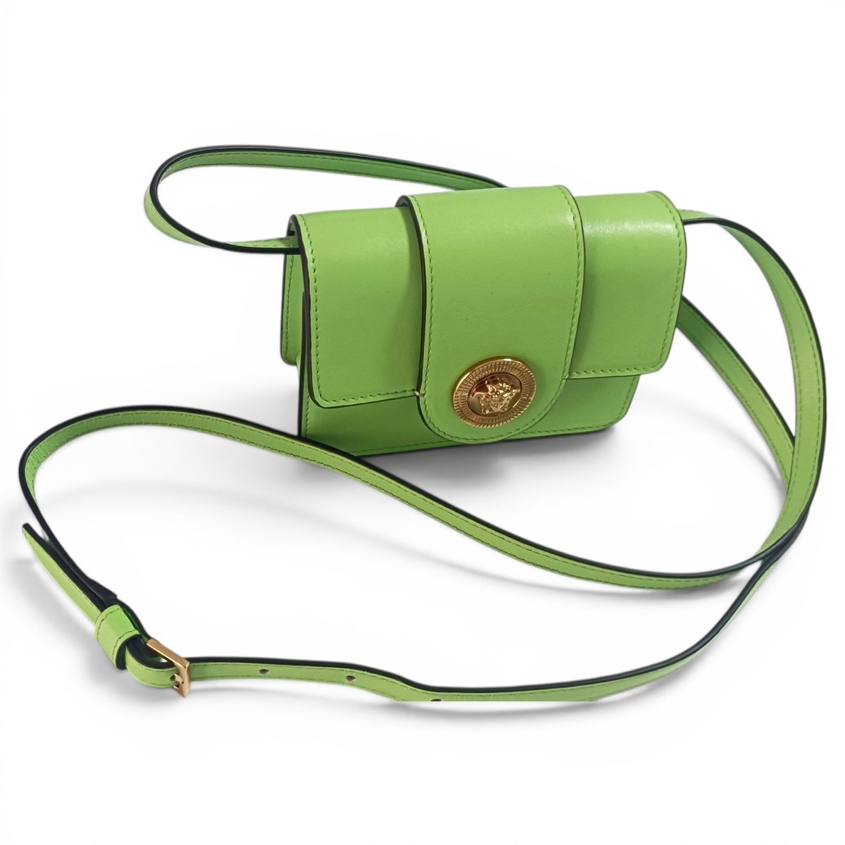 La Medusa leather mini bag