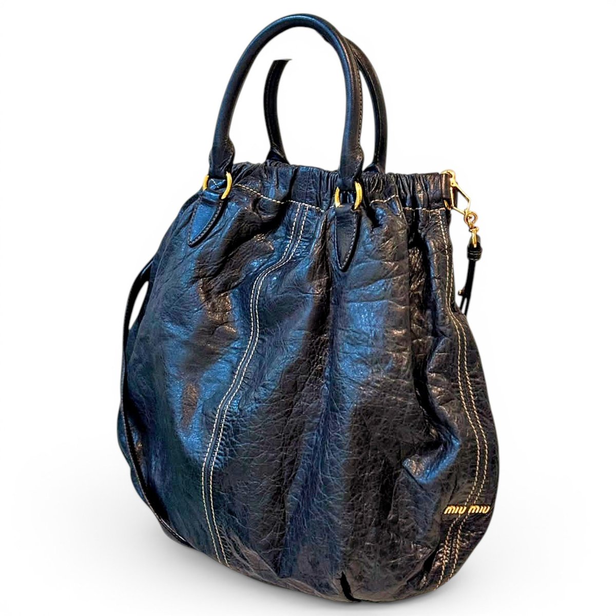 Vitello leather handbag
