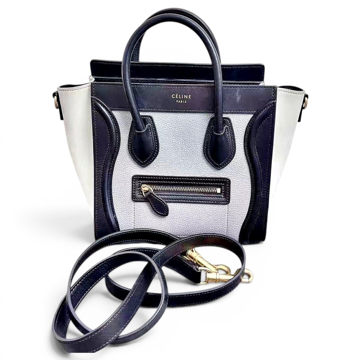 Luggage leather handbag