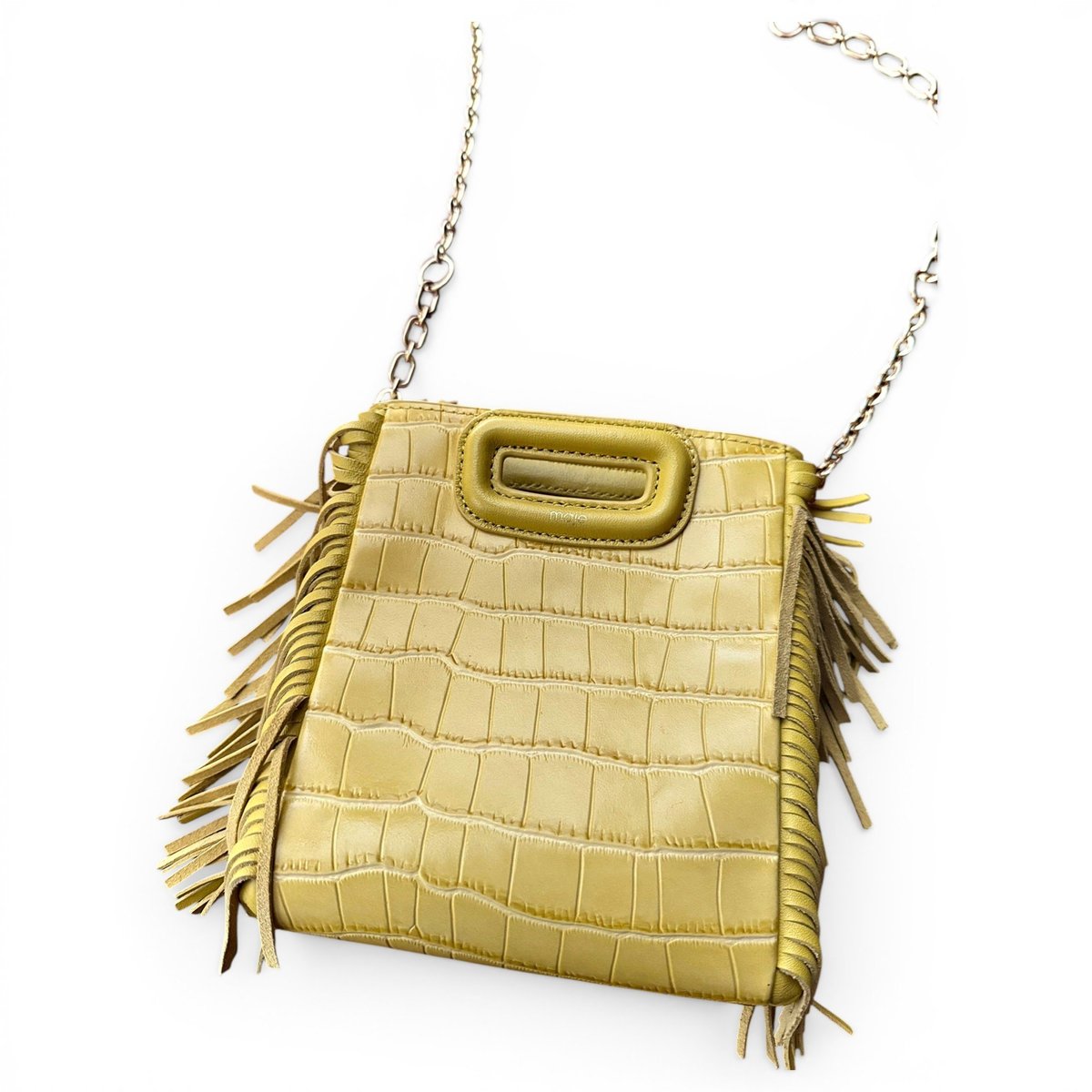 Sac M leather handbag