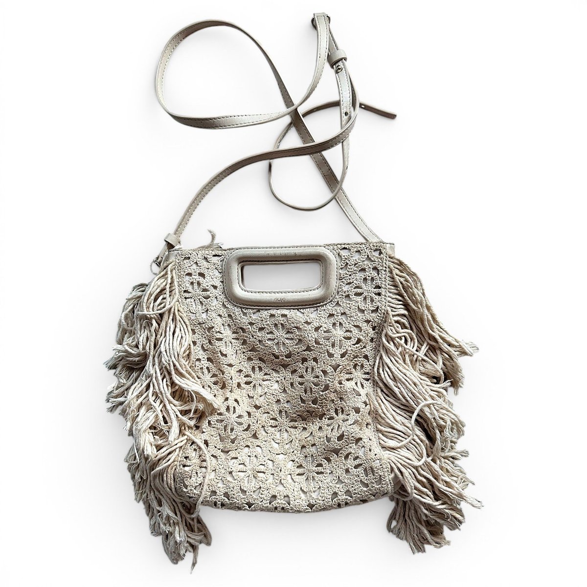 Sac M leather crossbody bag