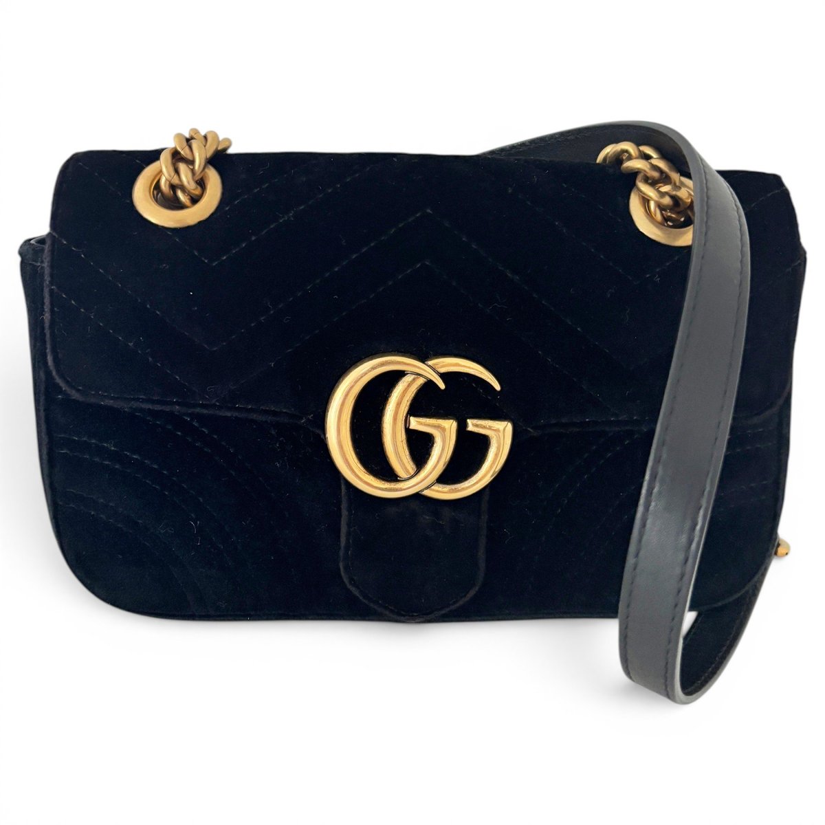 GG Marmont velvet handbag