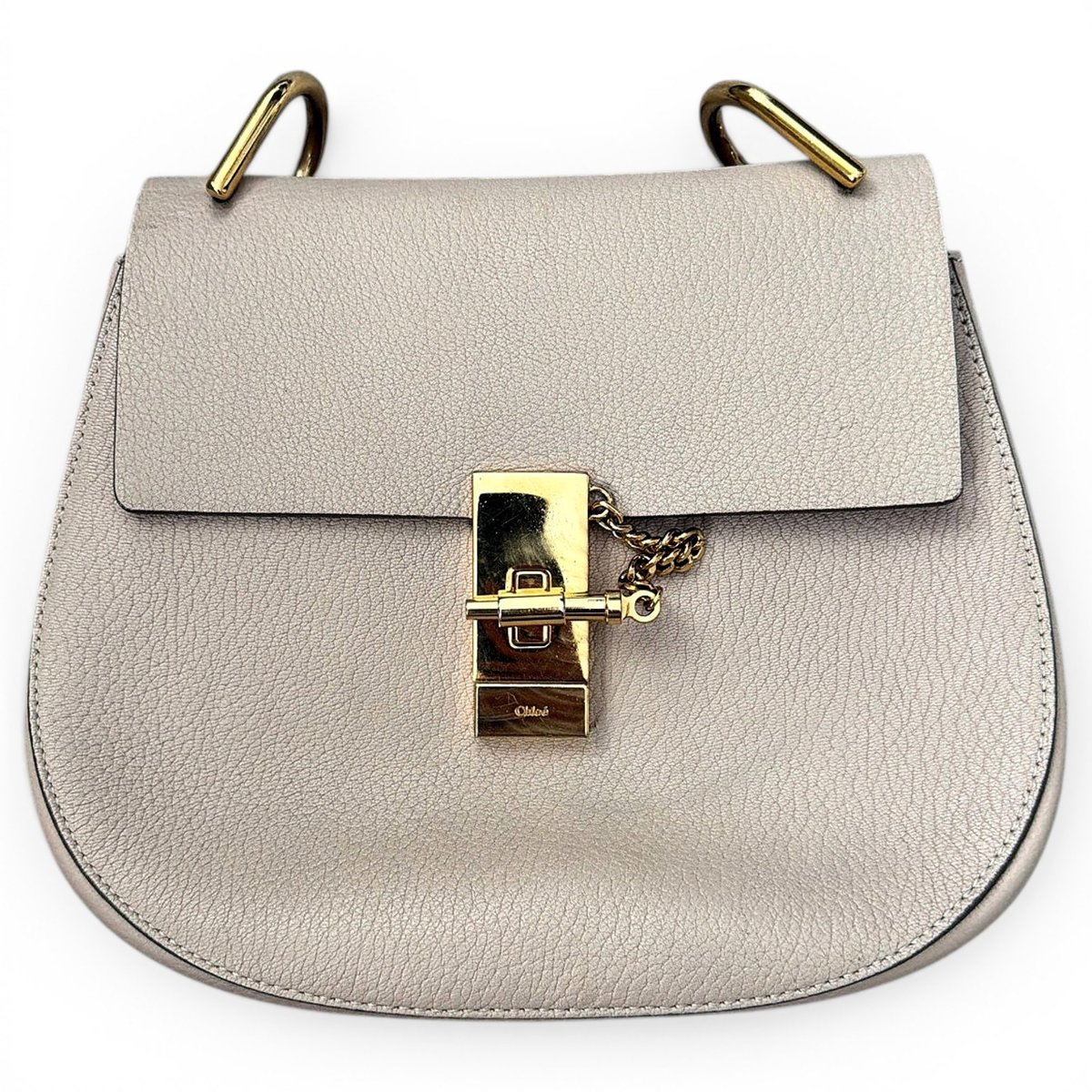 Drew leather handbag