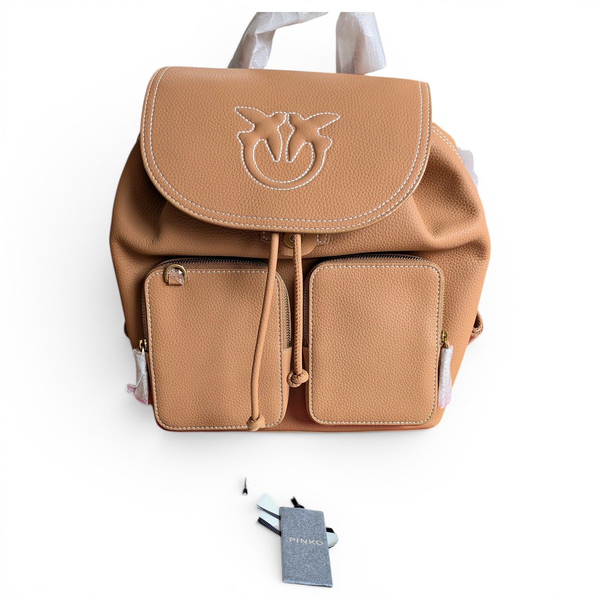 Leather backpack
