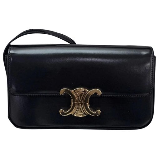 Triomphe leather handbag