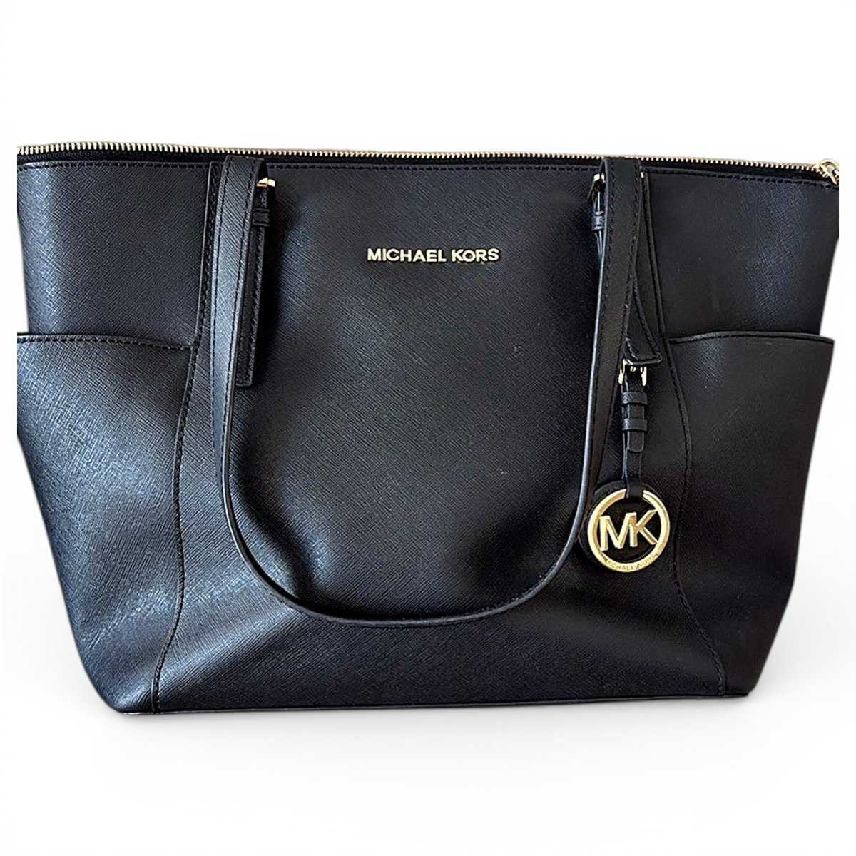 Leather tote