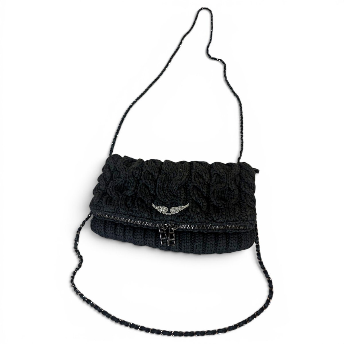 Rock wool crossbody bag