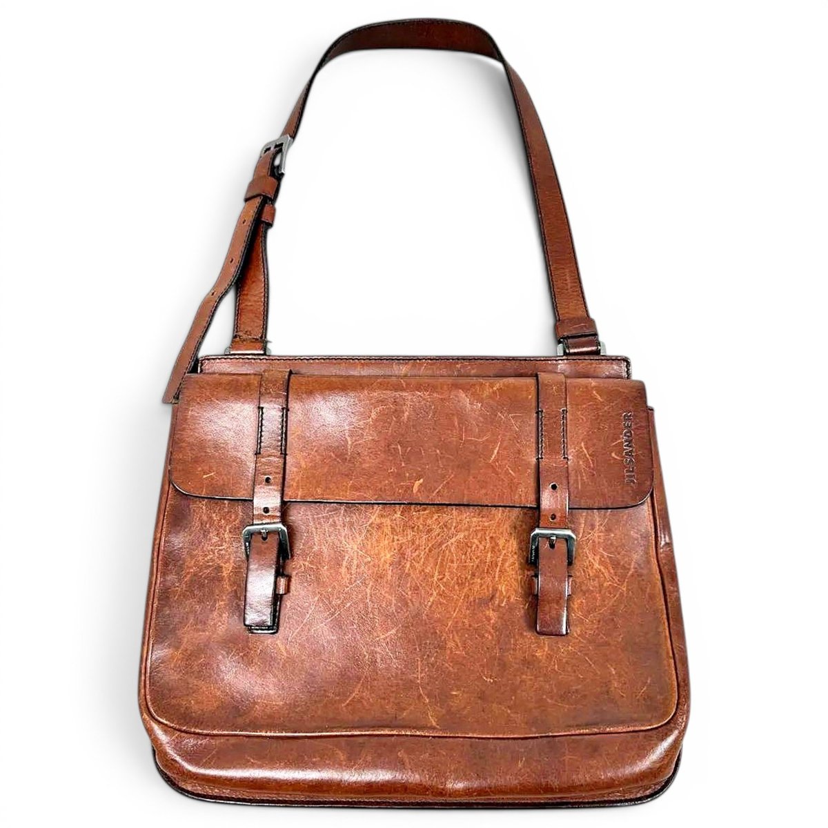 Leather handbag