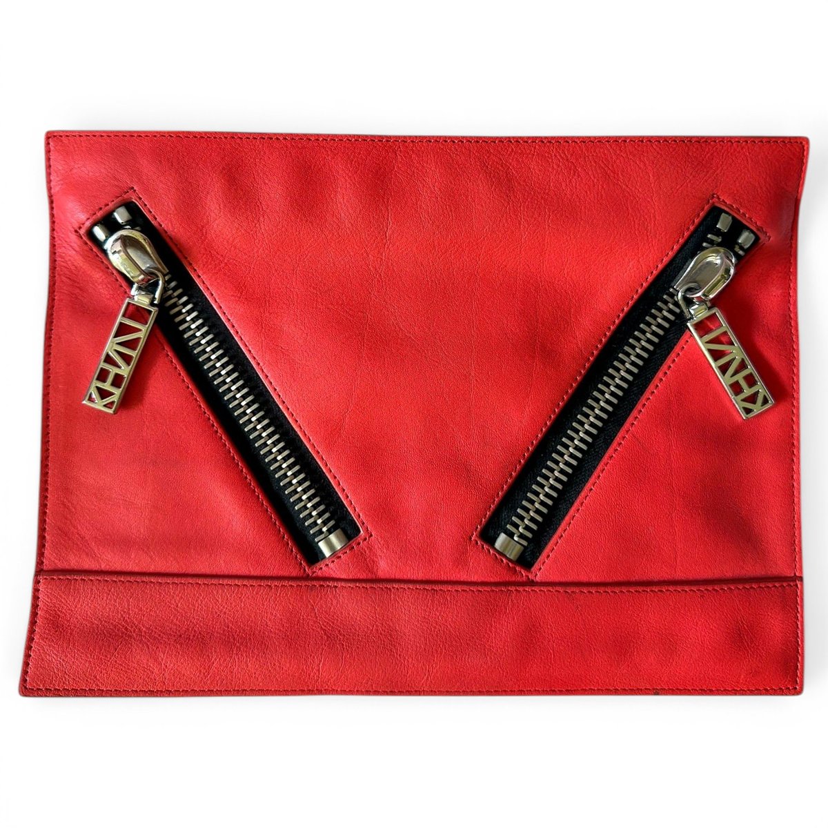 Kalifornia leather clutch bag