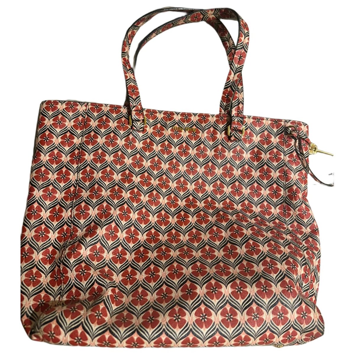 Leather tote