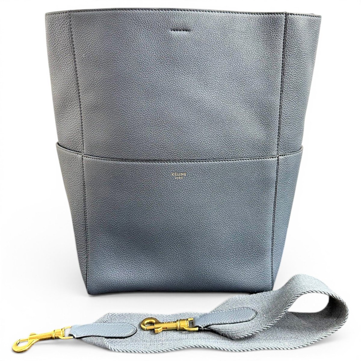 Seau Sangle leather tote