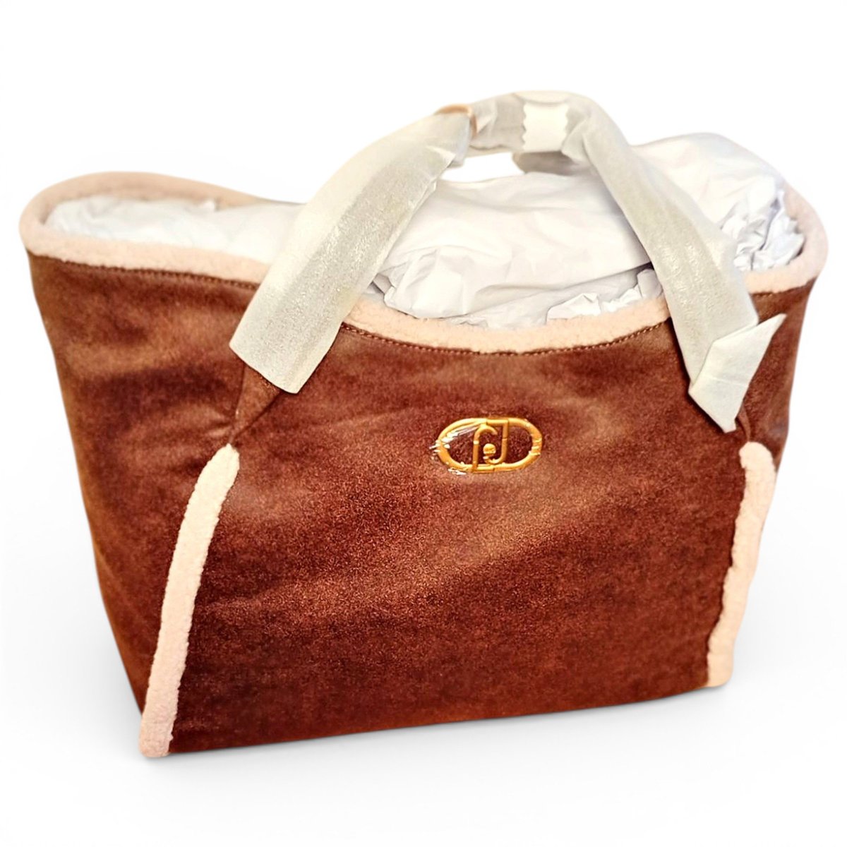 Leather tote