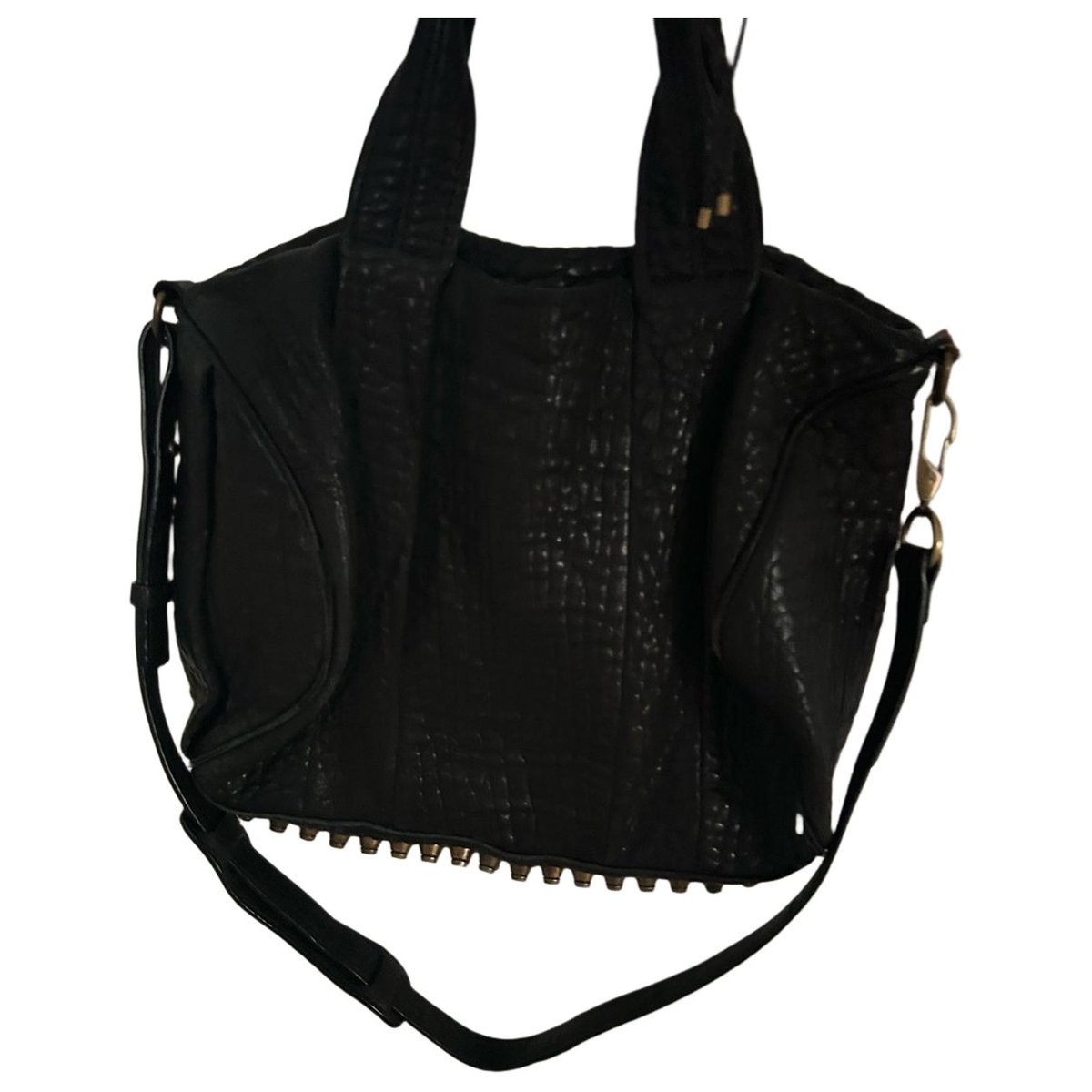 Rocco leather satchel