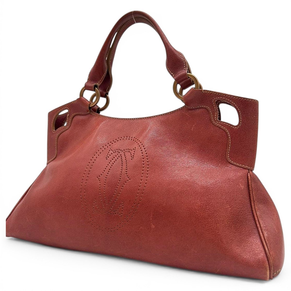 Leather handbag