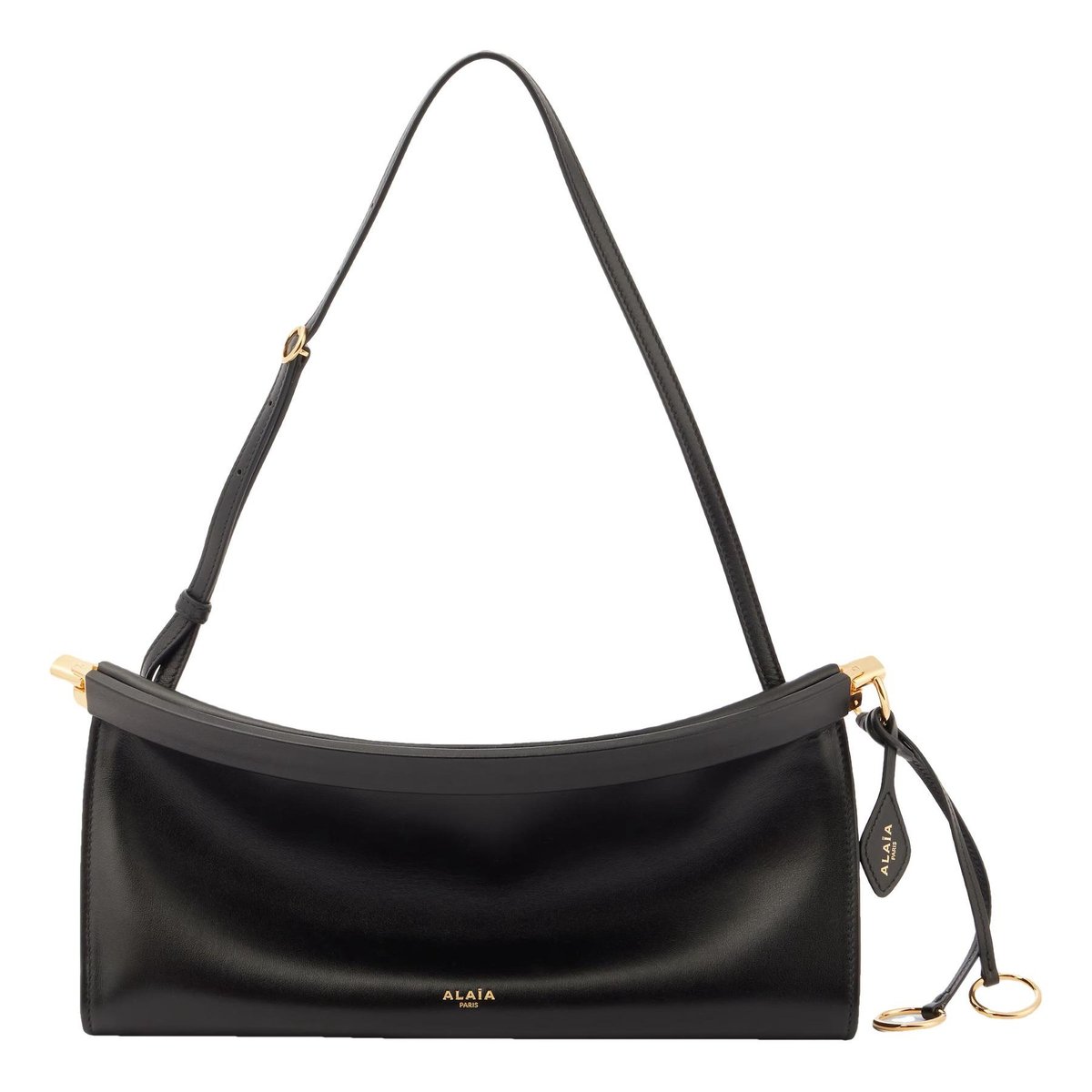 Le Click East West leather handbag