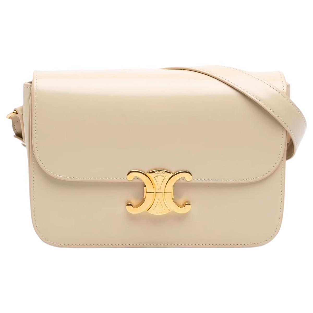 Triomphe leather crossbody bag