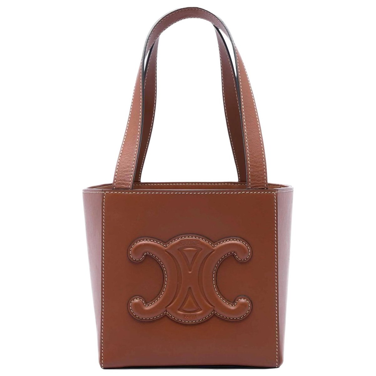 Triomphe leather handbag