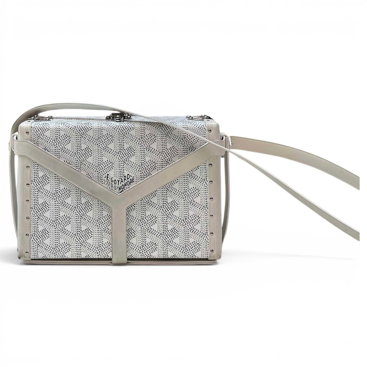 Minaudiere Goyardine cloth handbag