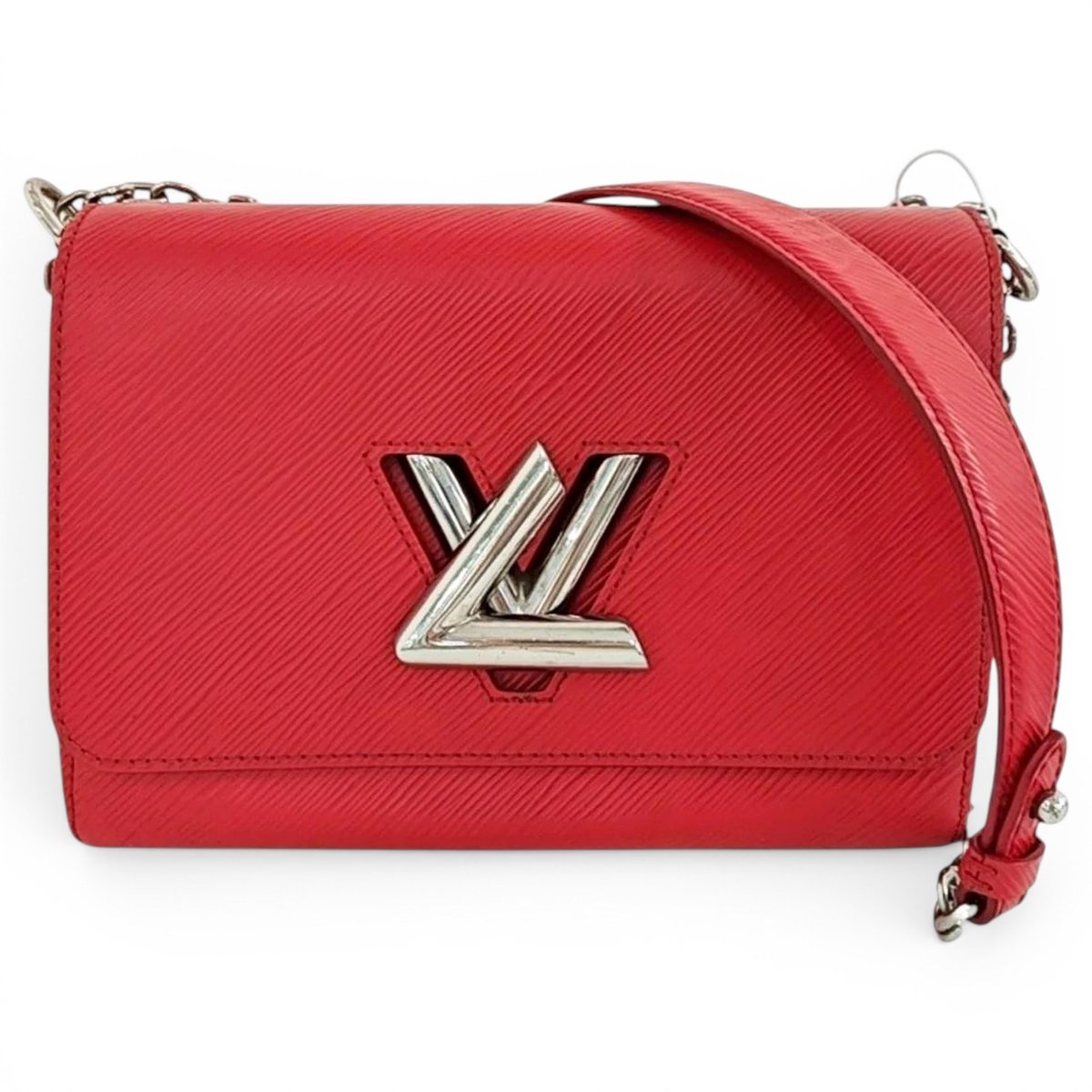 Twist leather crossbody bag