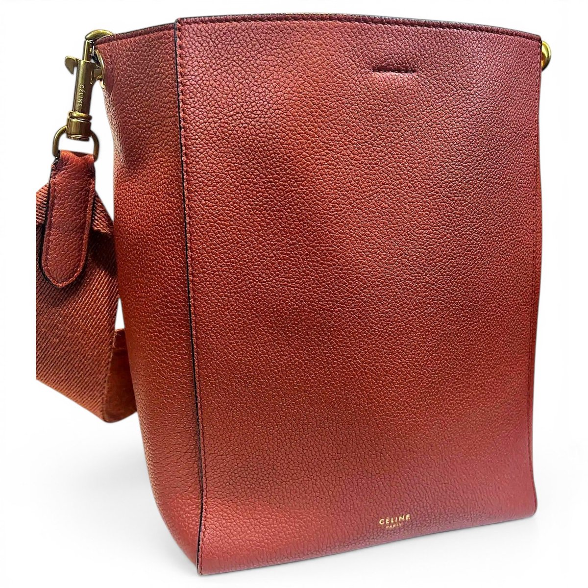 Biker leather tote