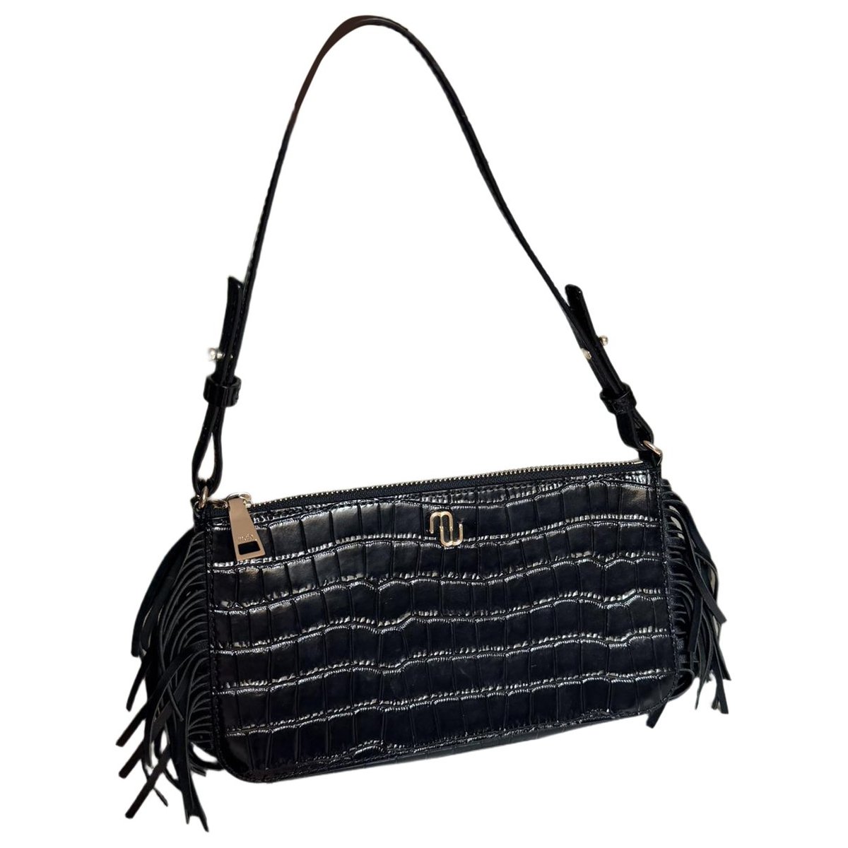 Patent leather handbag