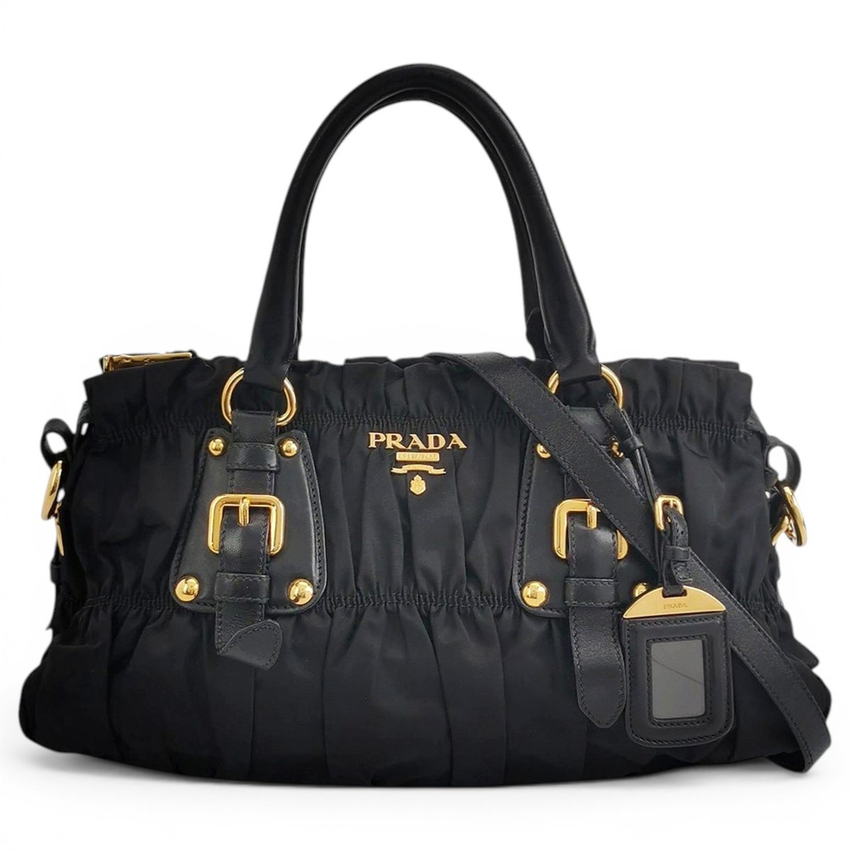 Esplanade cloth crossbody bag