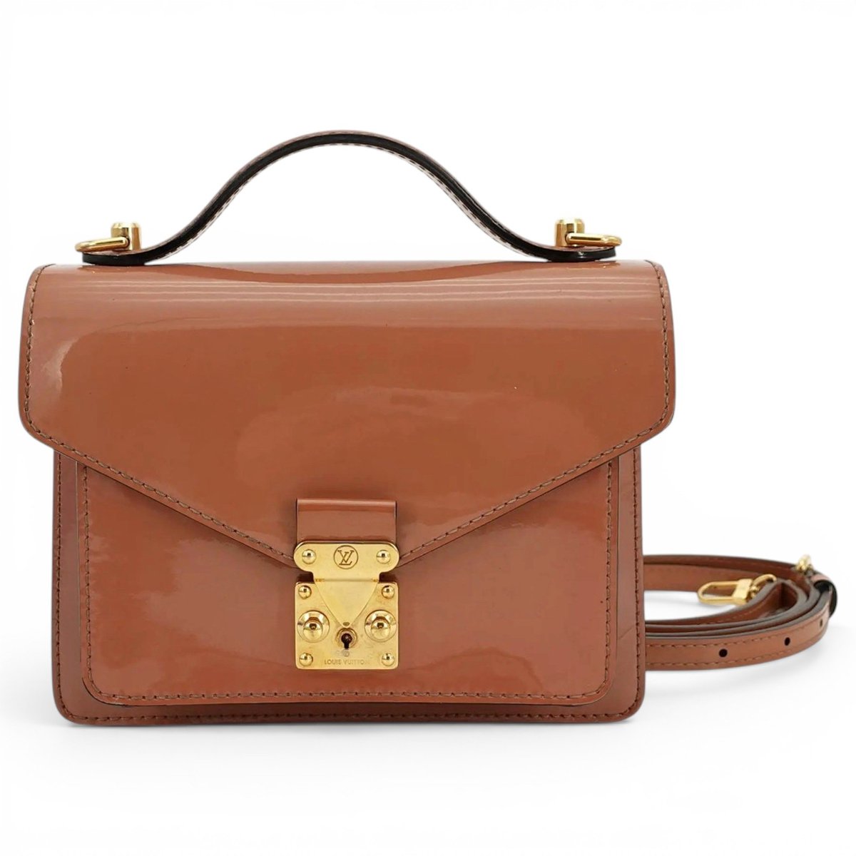 Monceau patent leather crossbody bag