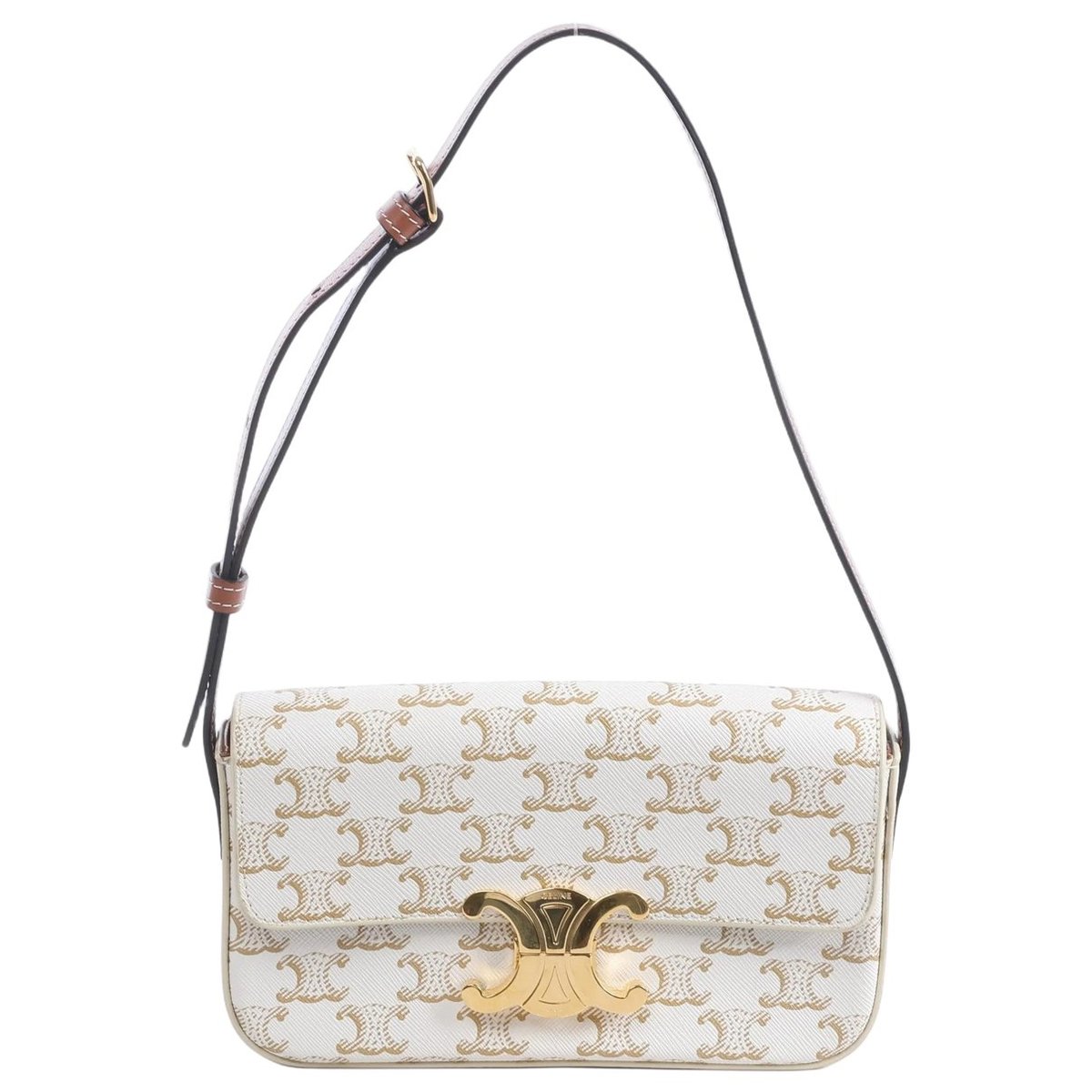 Triomphe leather handbag