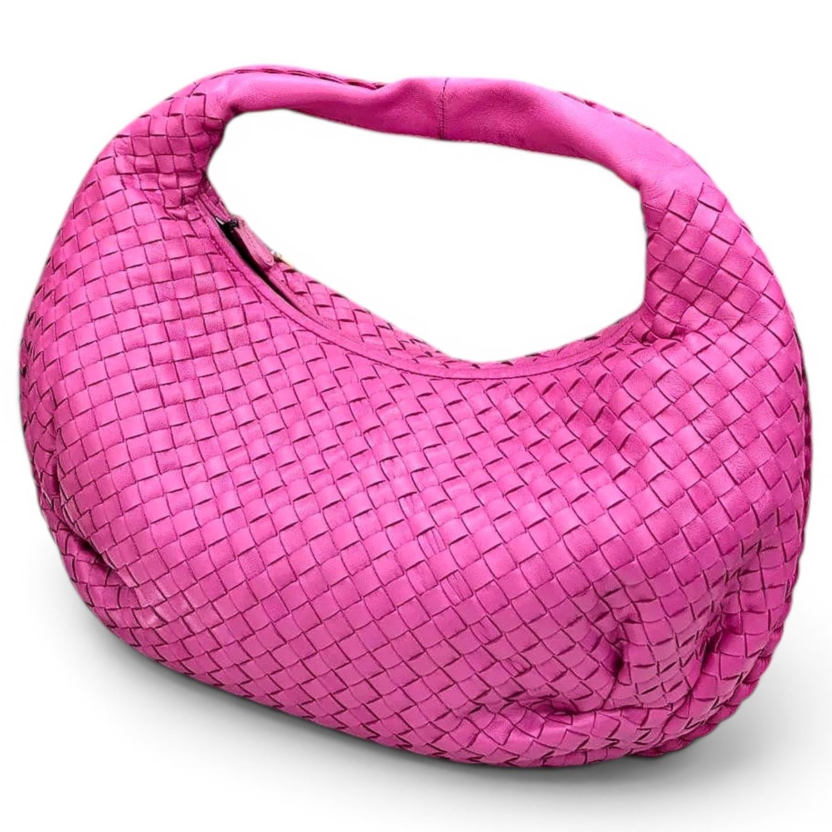 Pouch leather handbag