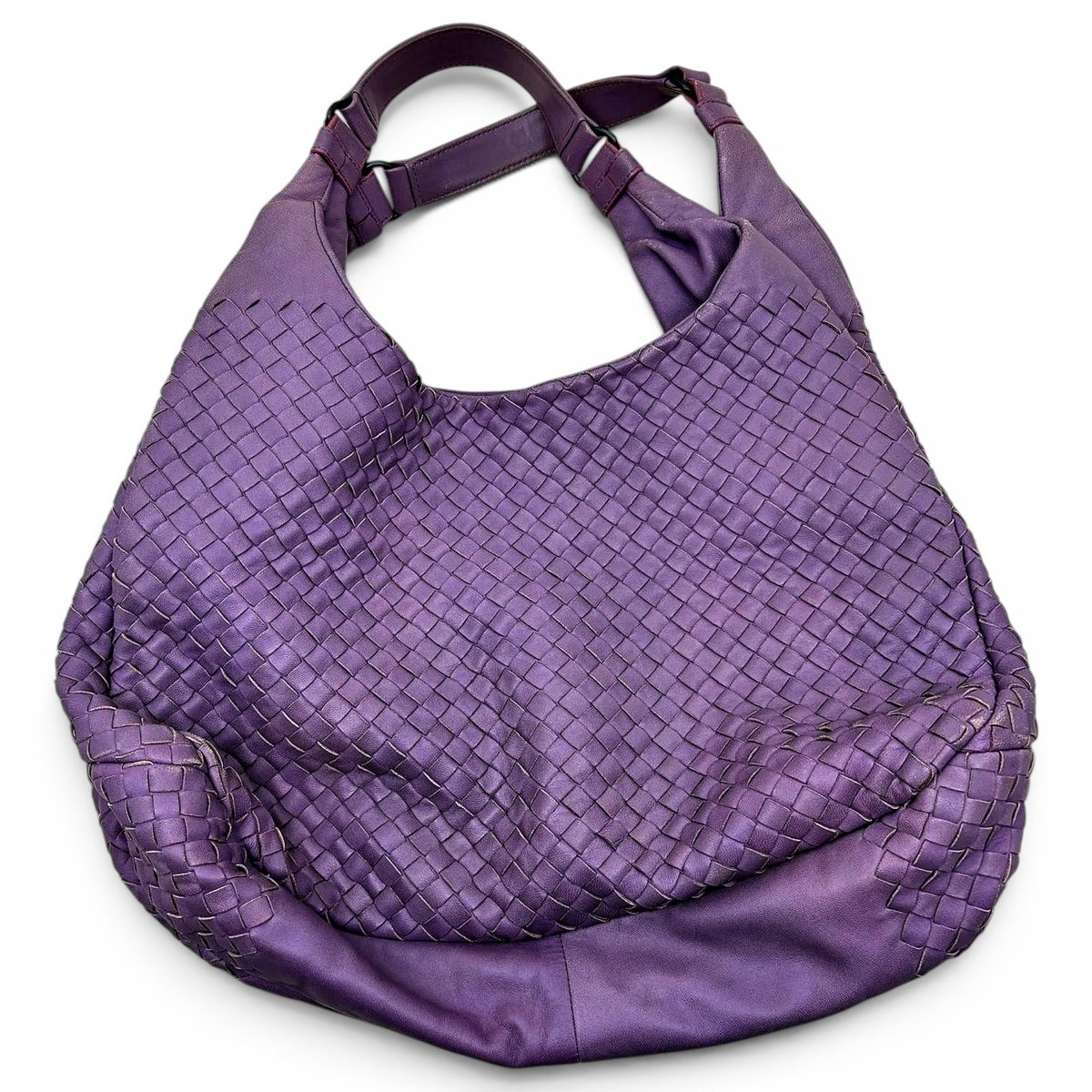 Pouch leather handbag