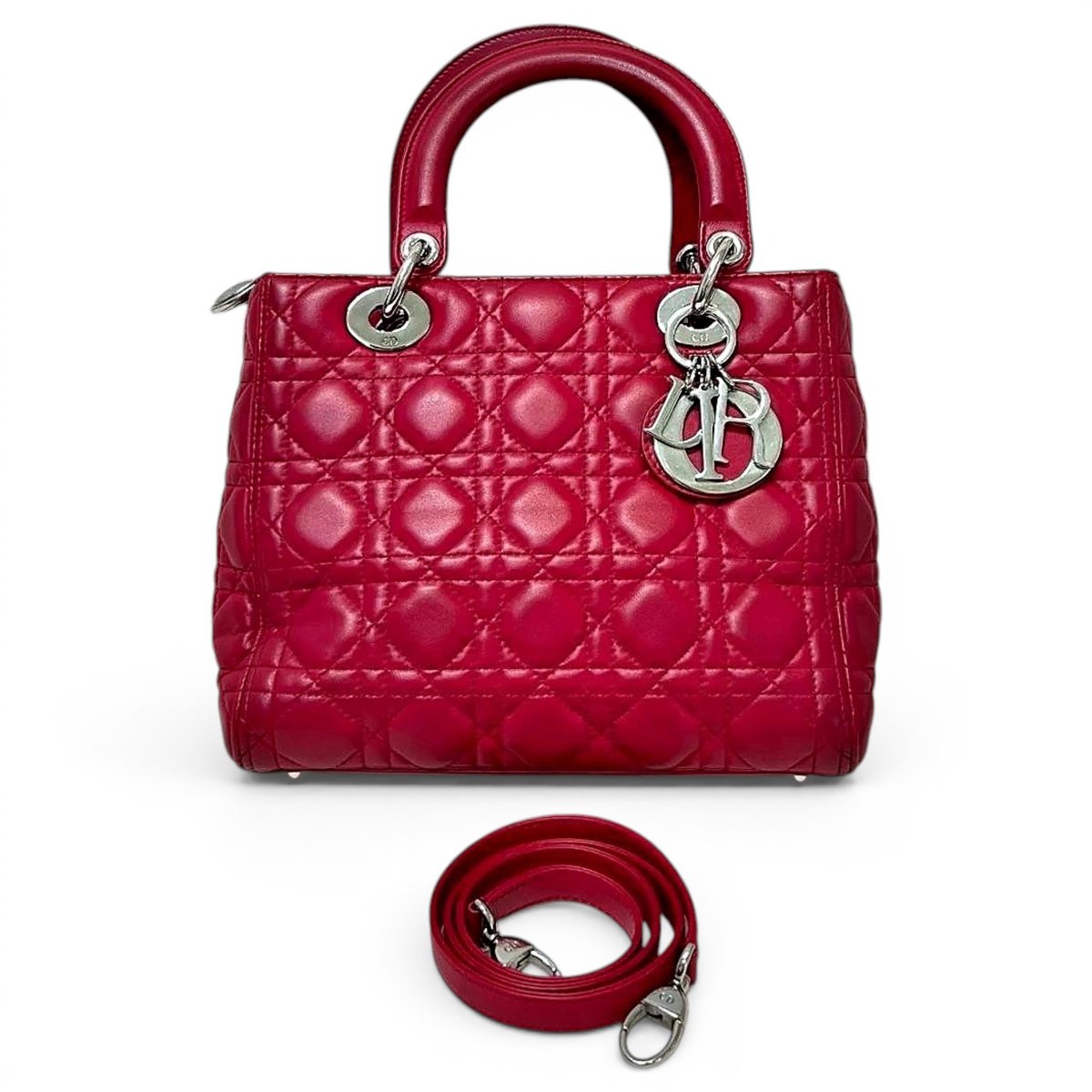 Lady Dior leather handbag