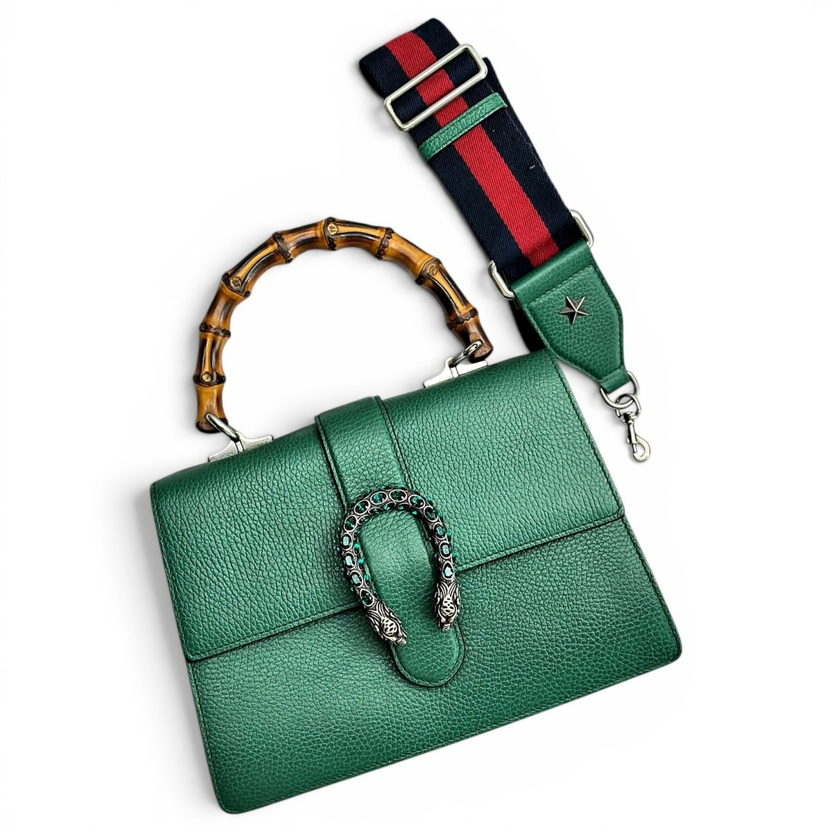 Dionysus Bamboo leather handbag
