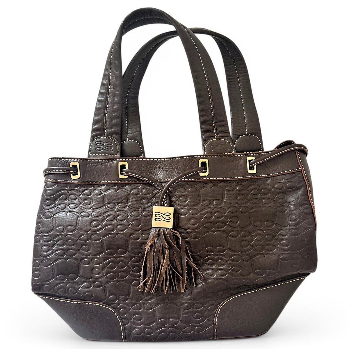 Leather tote