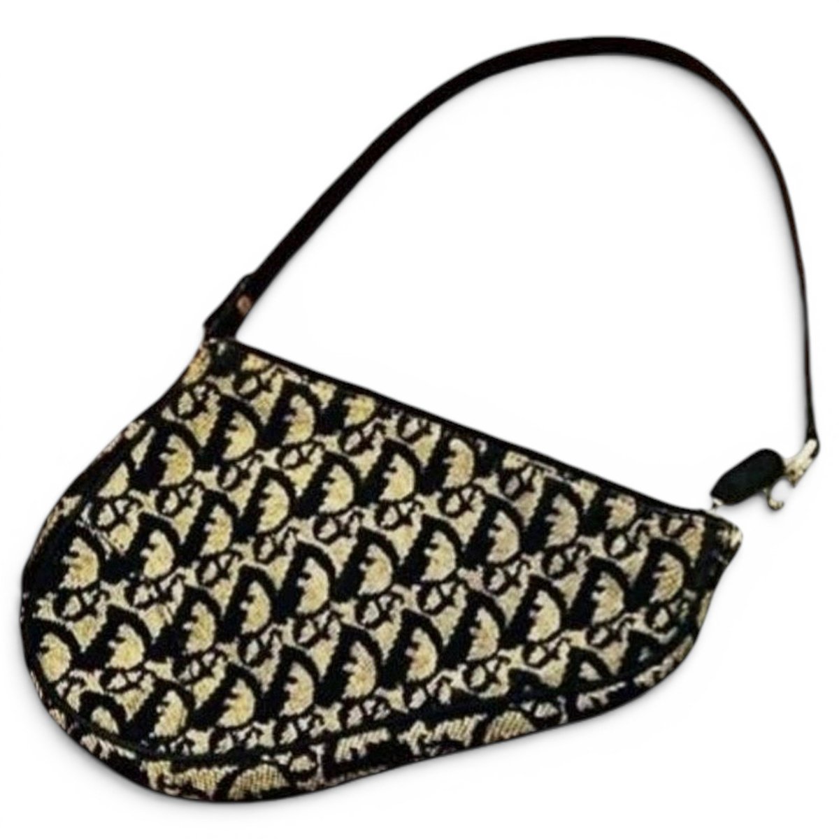 Saddle vintage Classic cloth handbag