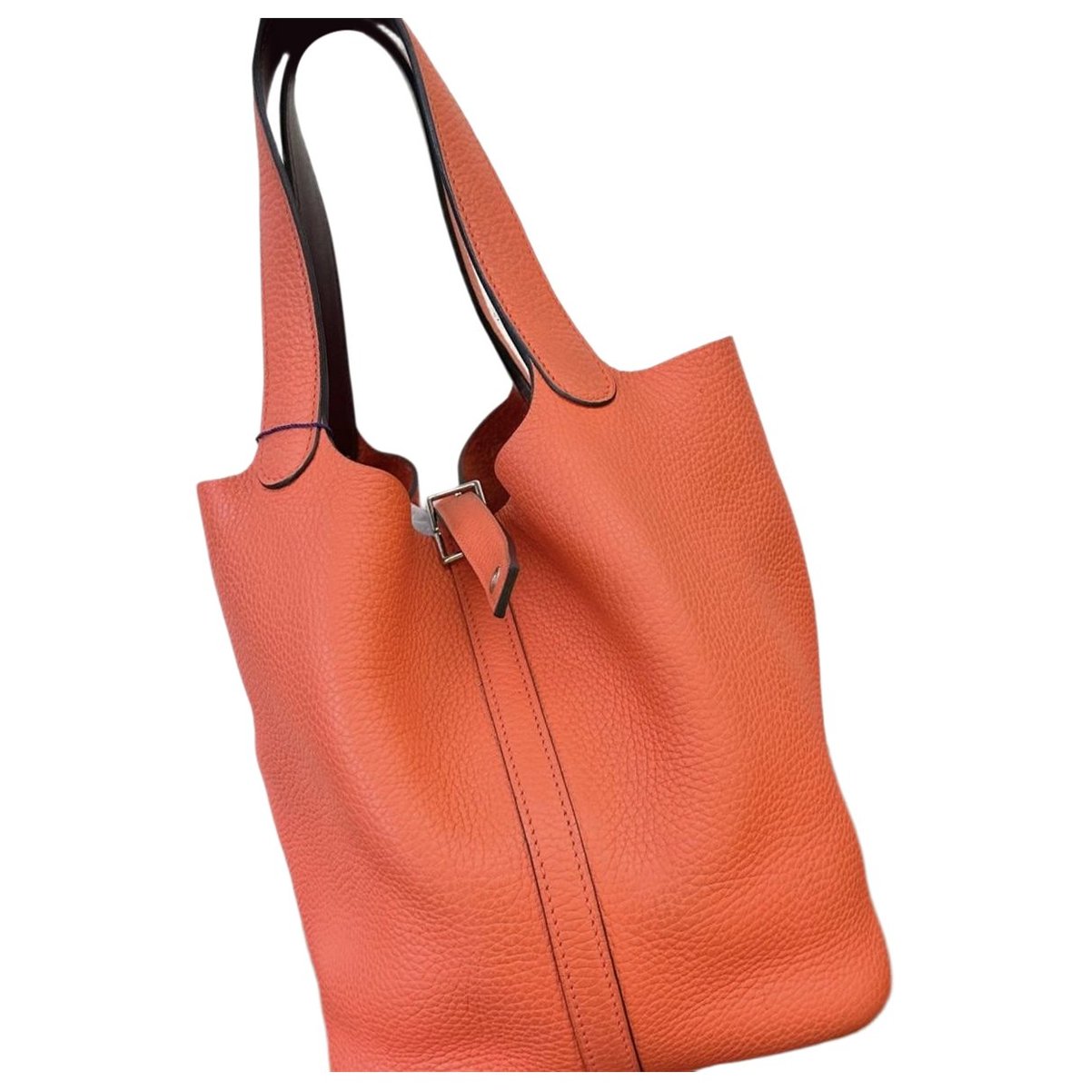Picotin leather handbag
