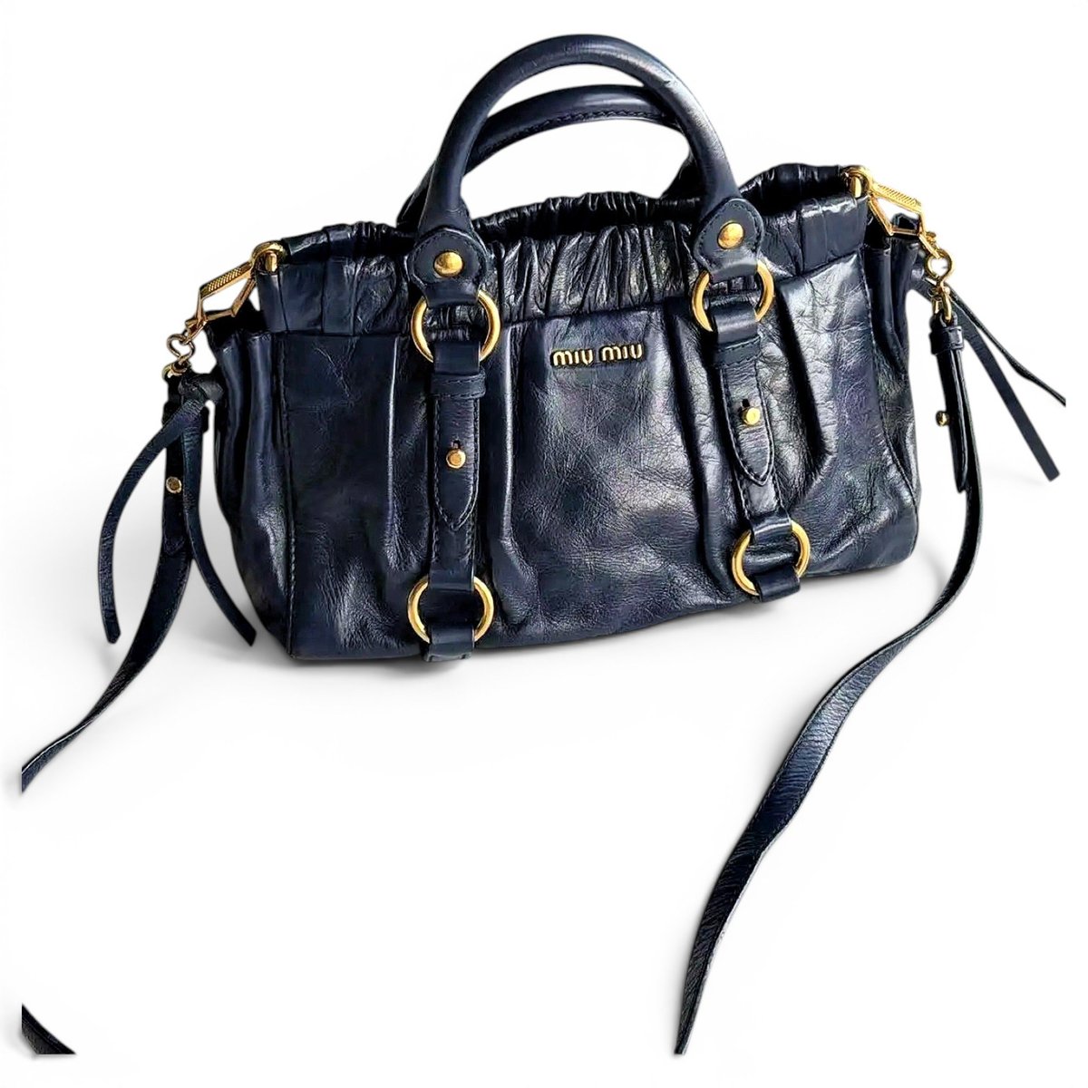 Vitello leather handbag