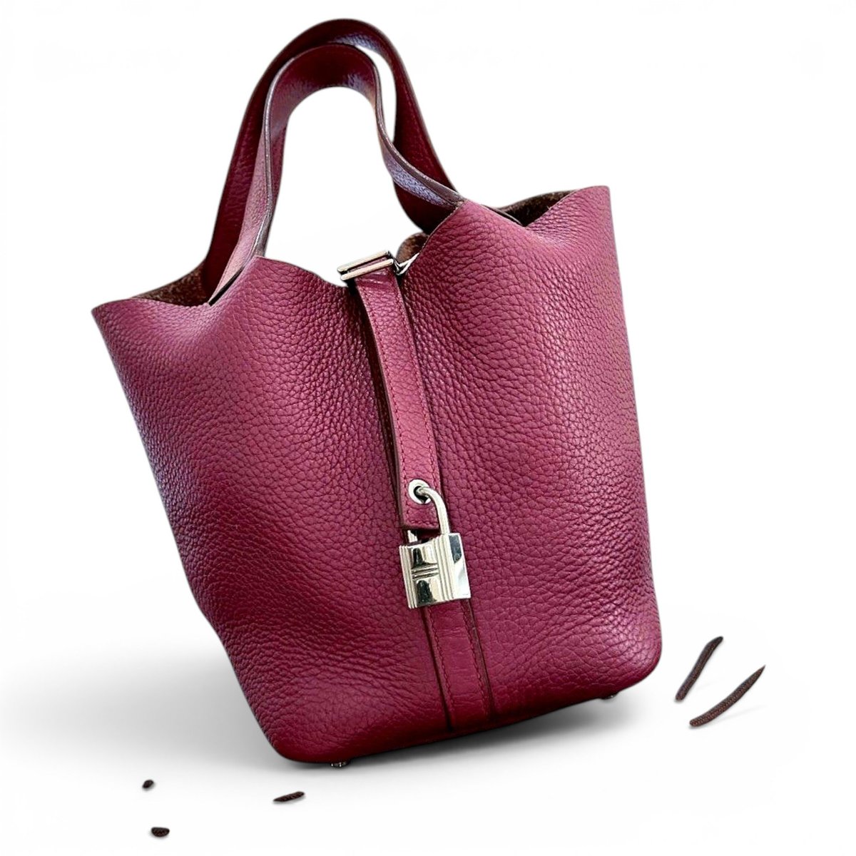 Picotin leather handbag