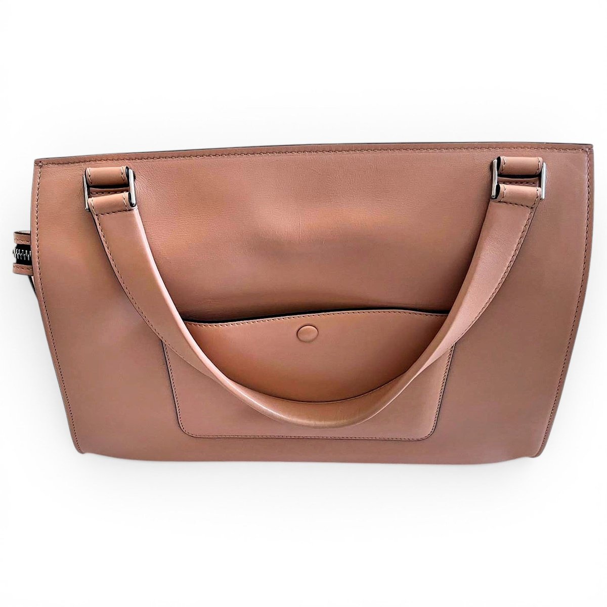 Edge leather handbag