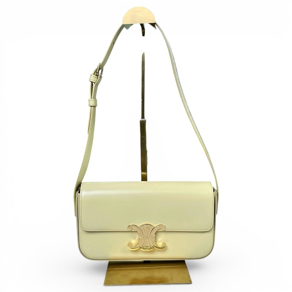 Triomphe leather handbag
