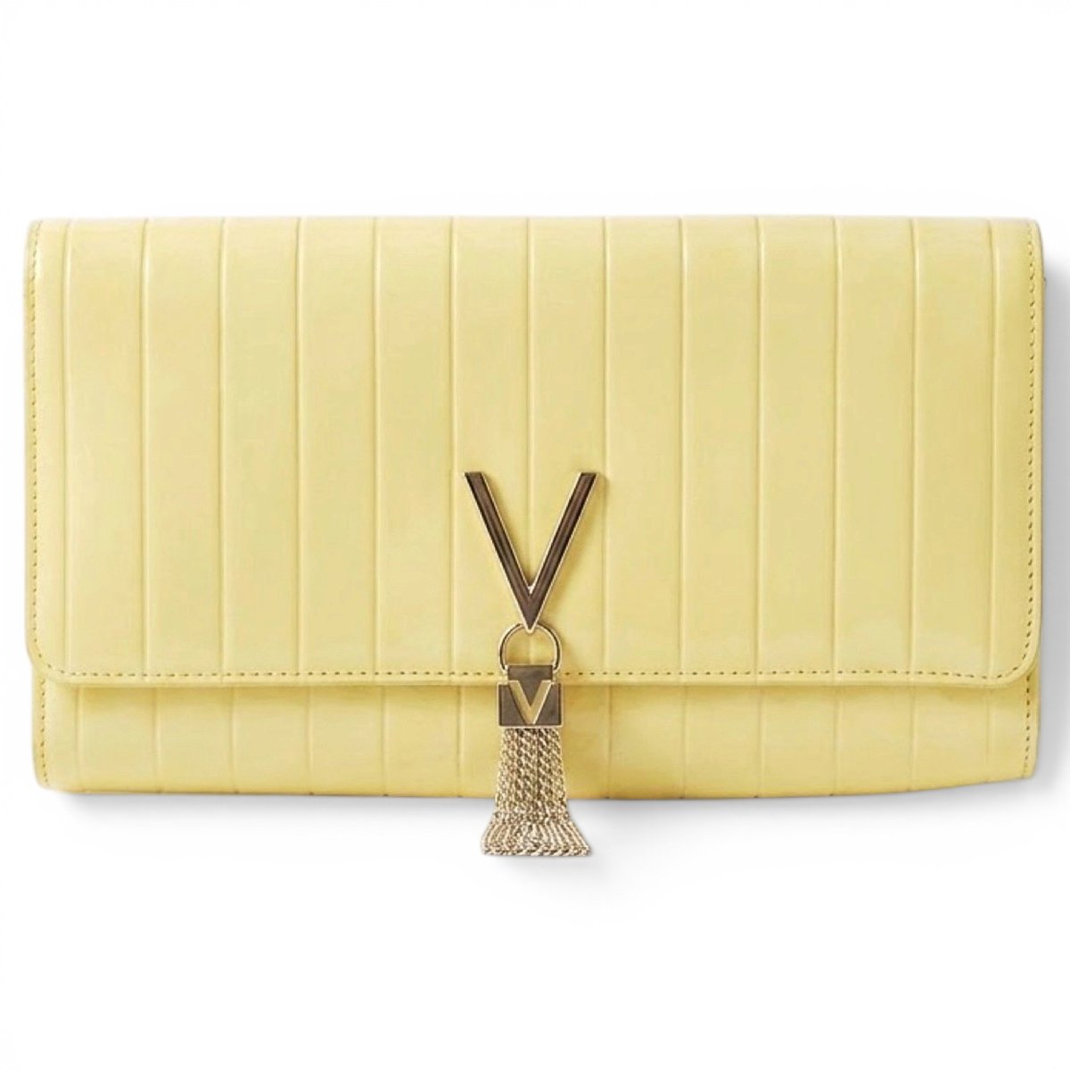 Patent leather clutch bag